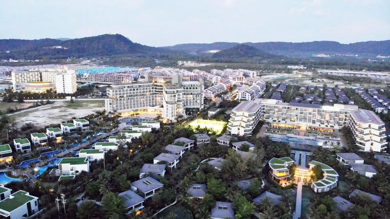 Phần lớn căn hộ khách sạn nằm trong khu du lịch nổi tiếng